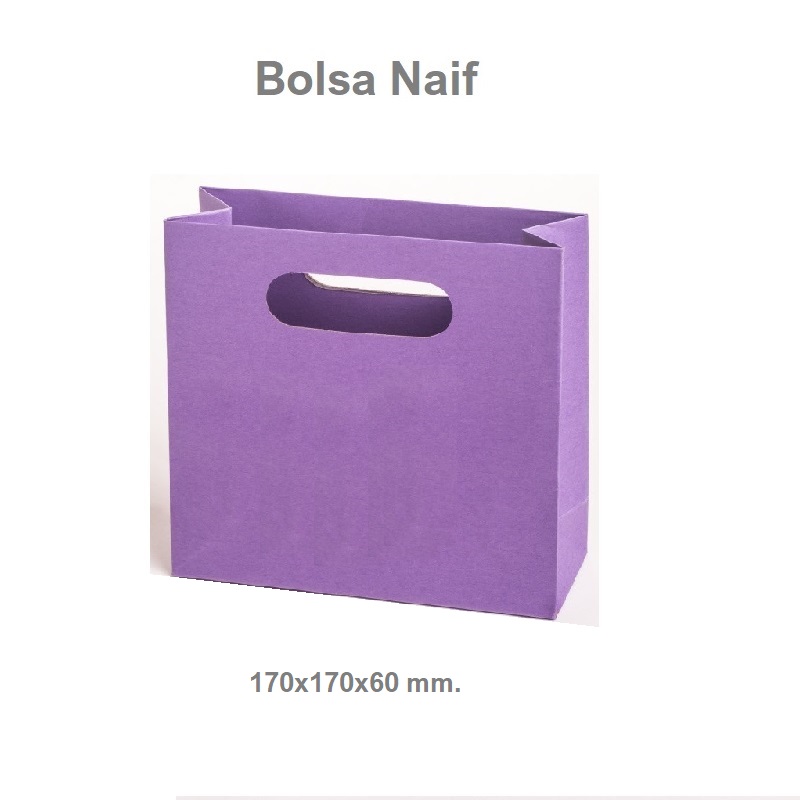 Bolsa Naif pequeña 170x170x60mm.